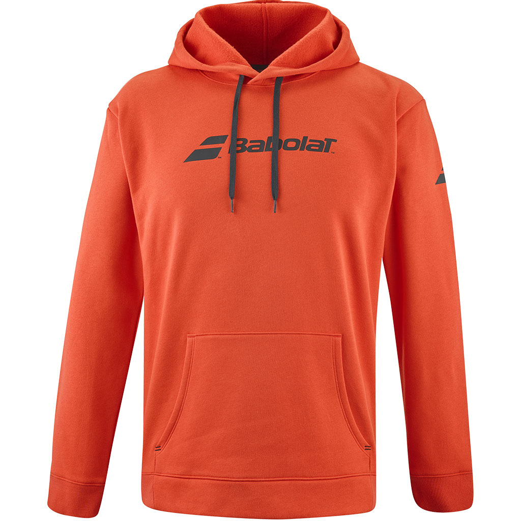 EXERCISE HOOD SWEAT JR FIESTA RED