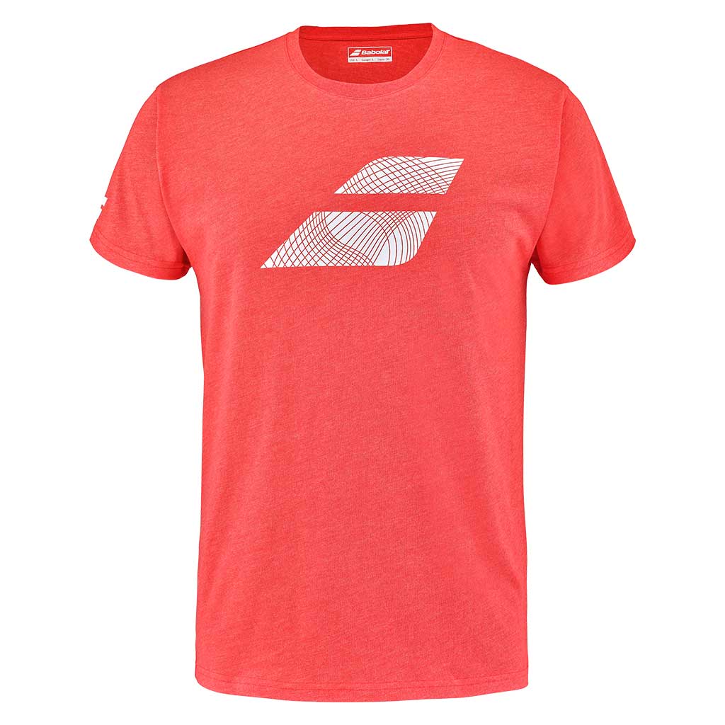 EXERCISE BIG FLAG TEE MEN POPPY RED