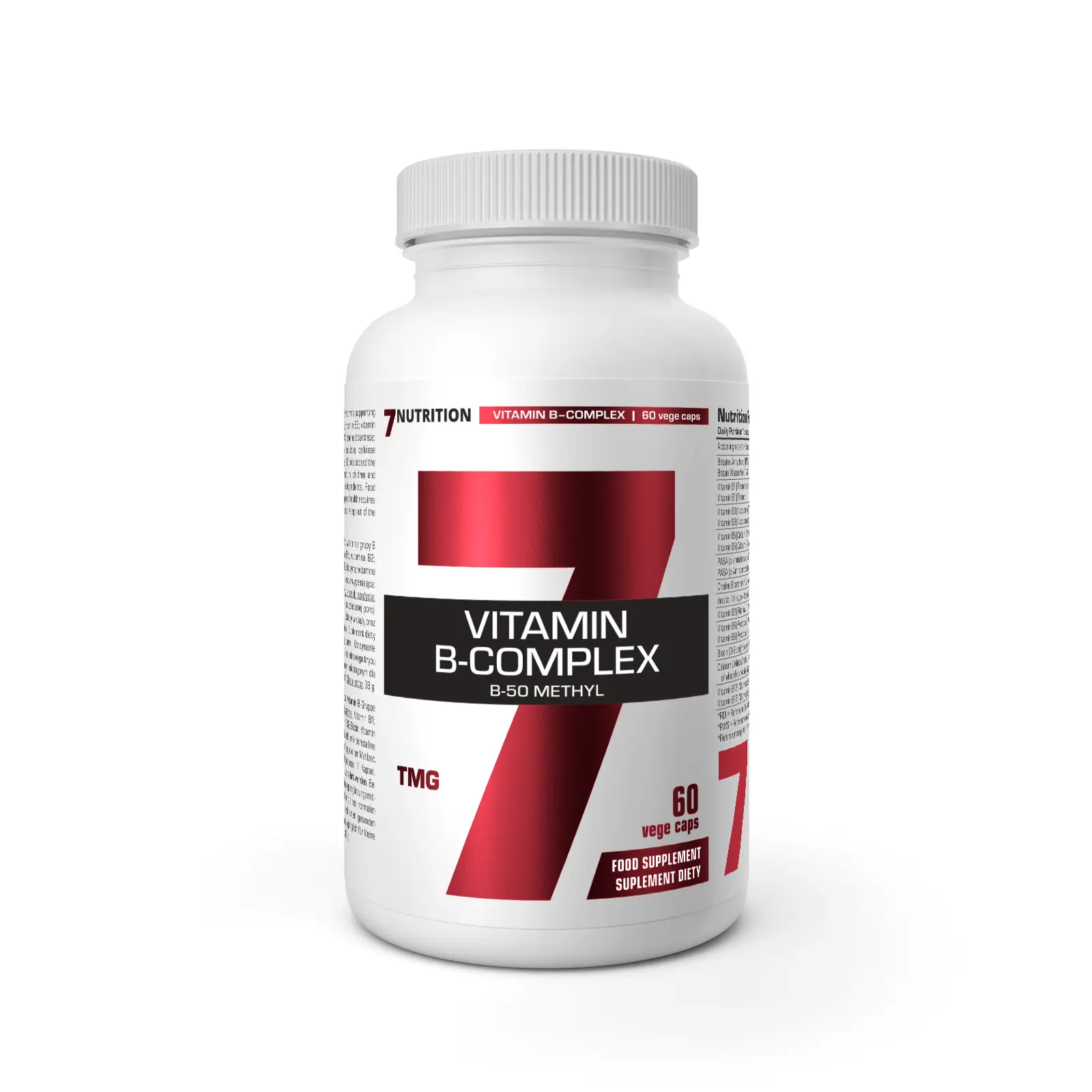Витамини B-Complex B-50 Methyl 7Nutrition | Sandex Sport