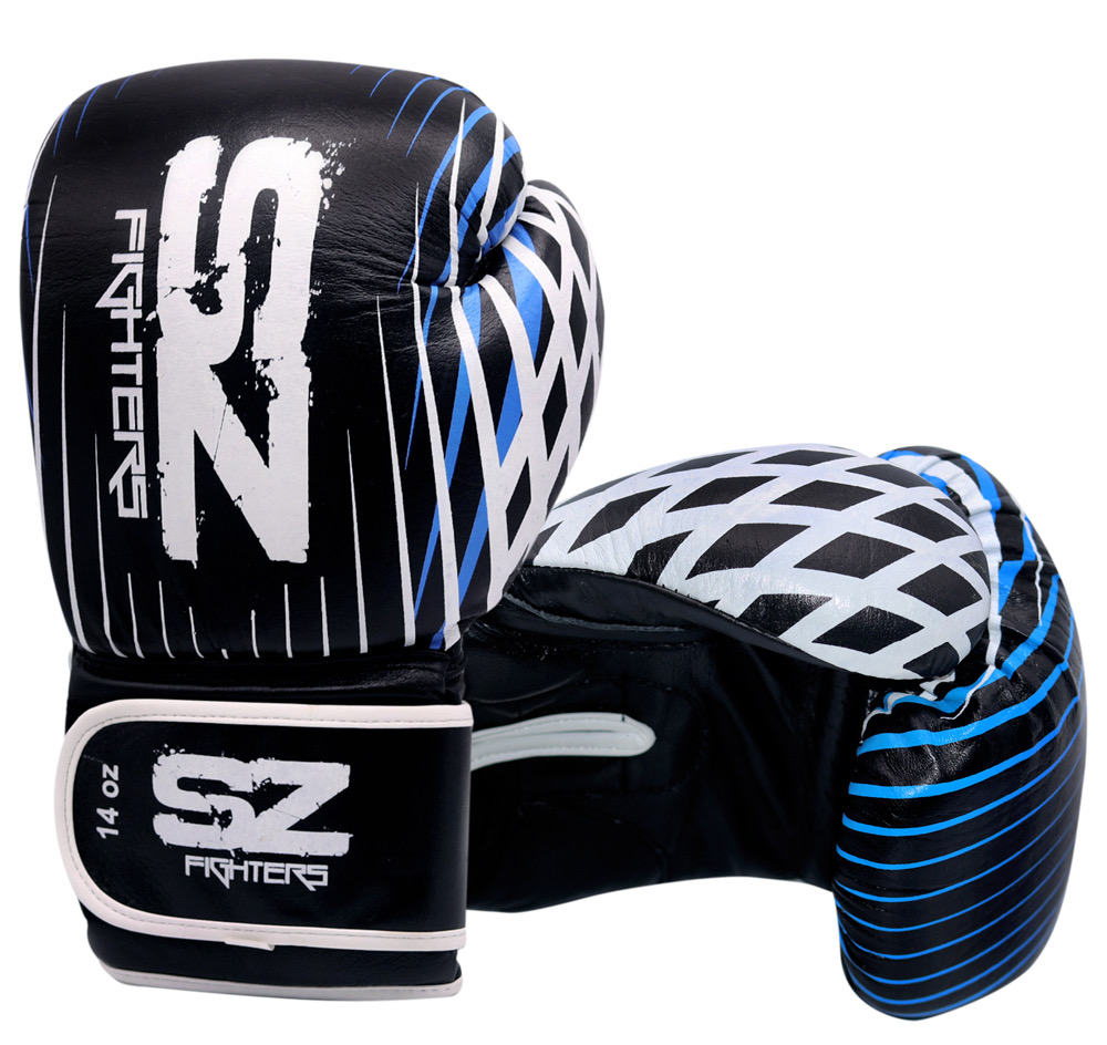SZ Fighters – Боксови ръкавици изкуствена кожа – Plasma – Blue 1