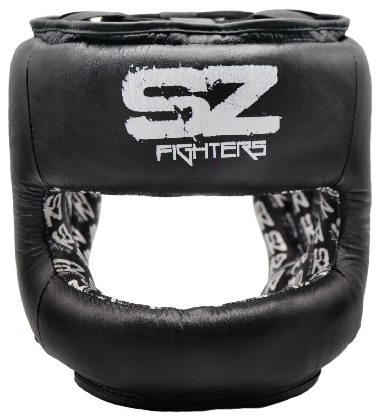 SZ Fighters – Каска с метален протектор на брадата – Black