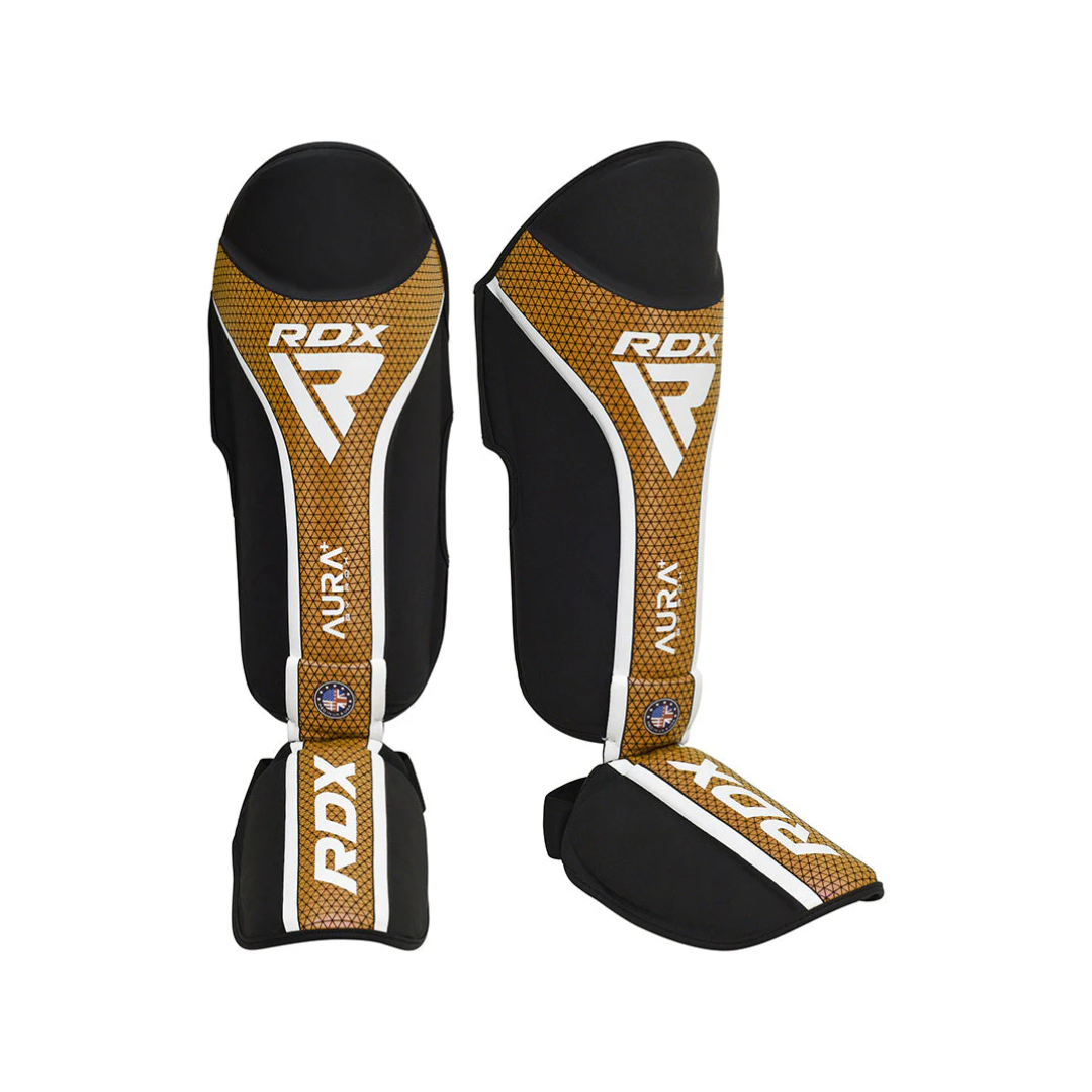 ПРОТЕКТОРИ ЗА КРАКА RDX AURA PLUS T-17 – BLACK