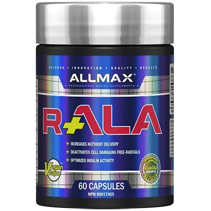 R-ALA Антиоксидант AllMax 60 капсули | Sandex Sport