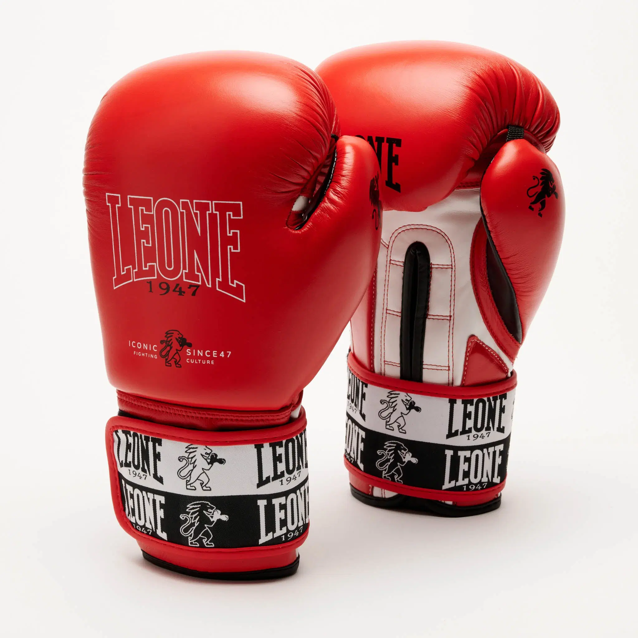 Leone 1947 – ICONIC BOXING GLOVES GN208 / Red – 16 oz