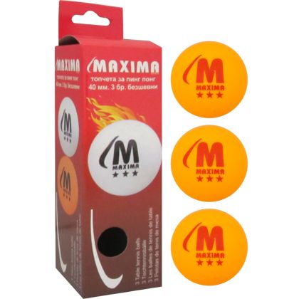 Топки тенис на маса MAXIMA 40мм