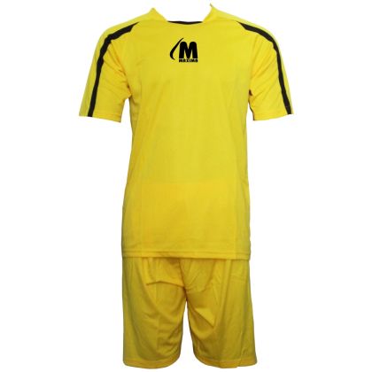 Спортен екип фланелка и шорти жълто черно | Sandex Sport