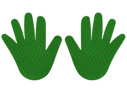Ръце (длани) за маркиране при игри MAXIMA, Чифт, Зелени