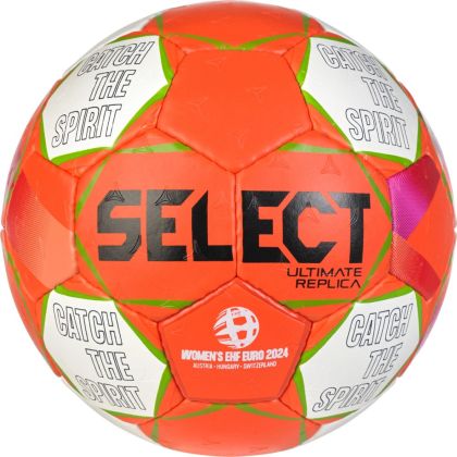 Топка хандбална SELECT Ultimate Replica V24, EHF Approved, Ръчно шита, Размер 0