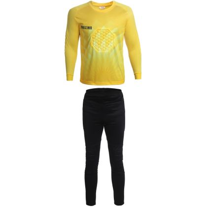 Вратарски екип MAXIMA – жълт с черен | Sandex Sport