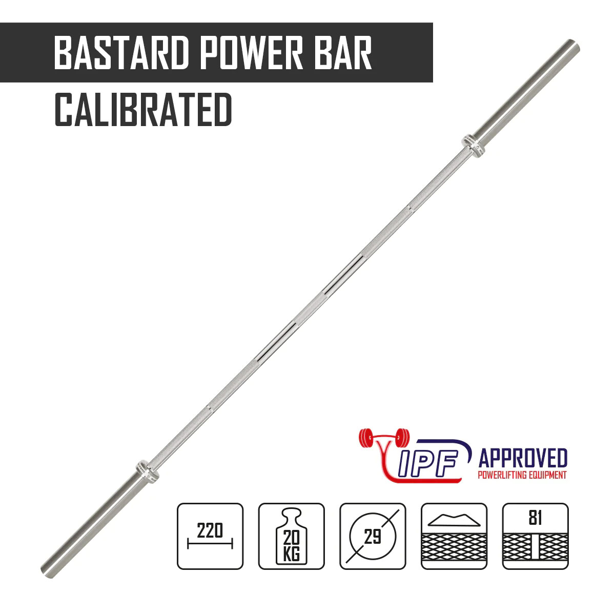 Олимпийски-лост-ф50-Калибриран-IPF-APPROVED-Strength