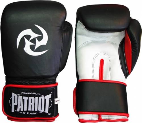 Боксови ръкавици Patriot BGL-703 – черно и бяло