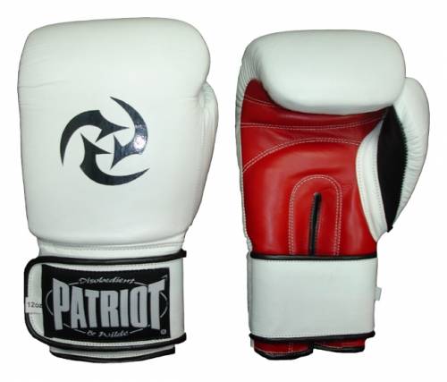 Боксови ръкавици Patriot BGL-703 – бяло и червено